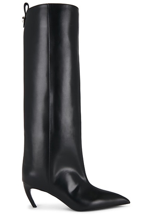 THE ATTICO Lea 65mm Boot in Black - Black. Size 36.5 (also in 36, 37.5, 38.5, 39, 40, 41).