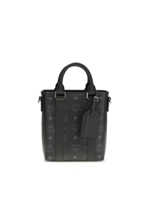 Mcm Aren Mini Printed Canvas Tote Bag