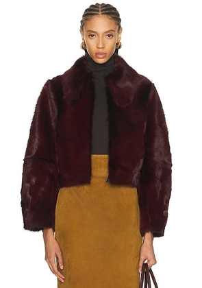 By Malene Birger Rowani Jacket in Cabernet - Wine. Size 38 (also in ).