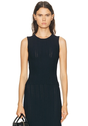 Adam Lippes Brynn Top in Navy - Navy. Size S (also in L, XS).