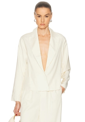 Aya Muse Norel Top in Eggshell - Cream. Size L (also in ).