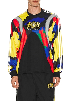 Adidas Originals x Brain Dead Long Sleeve Jersey in Black - Black. Size M (also in L, S, XL/1X).