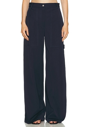 Adam Lippes Jasper Pant in Navy - Navy. Size 2 (also in 0, 4).