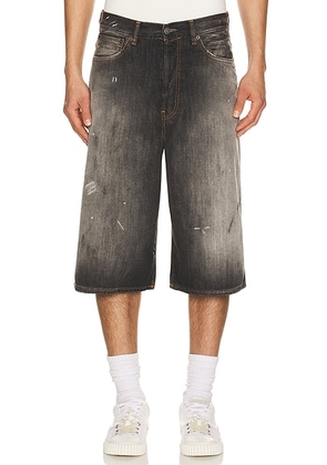 Acne Studios Judda Black Trafalgar Denim Short in Black - Black. Size 48 (also in 46, 50, 52).