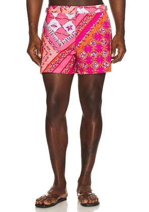 Emilio Pucci Swimtrunks in Corallo & Fuxia - Pink. Size M (also in S, L, XL/1X).
