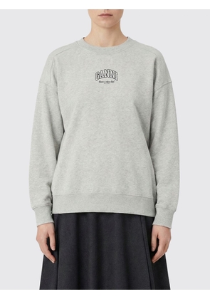 Sweatshirt GANNI Woman color Grey