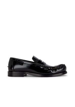 Bottega Veneta Penny Loafer in Black - Black. Size 37 (also in 36, 39.5).