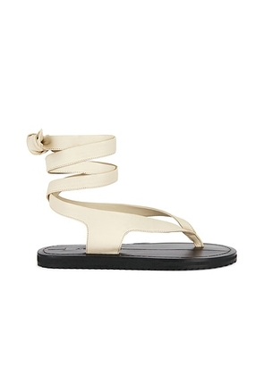 A.EMERY Elmer Sandal in Eggshell - Cream. Size 37 (also in 36, 38, 39, 40).