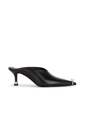 Alexander Wang Akilita 65mm Ring Mule in Black - Black. Size 37 (also in 36, 38).