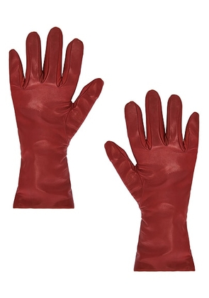 Clyde Classic Gloves in Crimson - Burgundy. Size 7 (also in 7.5).