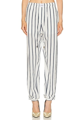 THE ATTICO Striped Pant in Multicolor - White,Blue. Size 36 (also in 38, 42, 44).