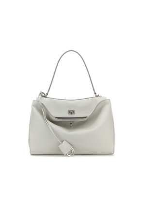 Balenciaga Chalk Leather Medium Rodeo Handbag