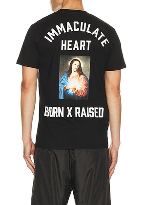Born x Raised Immaculate Tee in Black - Black. Size L (also in M, S, XL/1X).