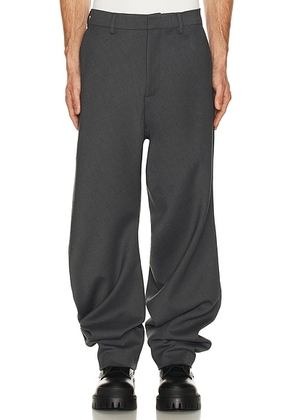 Charles Jeffrey LOVERBOY Topsy Turvy Trouser in Grey - Grey. Size 34 (also in 30).