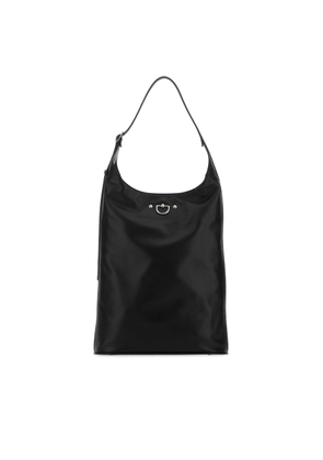 Durazzi Milano Black Nappa Cavalry Shoulder Bag