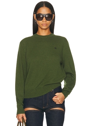 Acne Studios Kalas Yak Core Sweater in Bottle Green - Green. Size M/L (also in XXS/XS, XS/S).