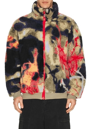 Diesel Luke Jacket in Multi - Green. Size M (also in S, XL/1X).