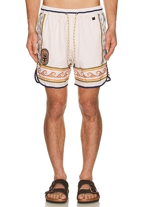 Agua Bendita Liam Trunks in Cream - Cream. Size 32 (also in 30, 34, 36, 38).