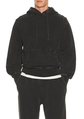 Entire Studios Standard Hoodie in Washed Black - Black. Size M (also in L, S, XL/1X).