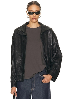 Acne Studios Laison Jacket in Black - Black. Size 36 (also in 34, 38).