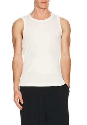 Entire Studios Rib Tank in White - White. Size M (also in ).