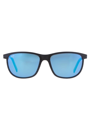 Maui Jim Lele Kawa Blue Hawaii Square Unisex Sunglasses B811-03S 58