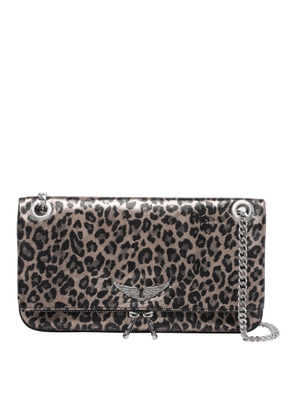 Zadig & Voltaire Rock Metal Leopard Crossbody Bag
