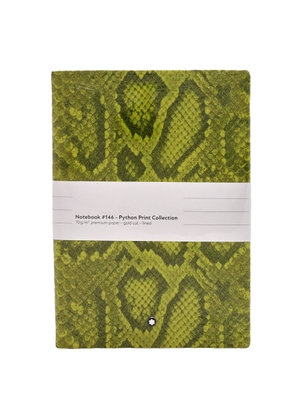 Montblanc Green Python Print 146 Notebook