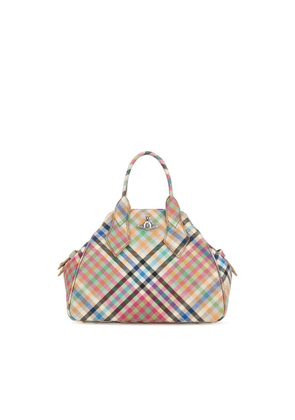 Vivienne Westwood Printed Canvas Medium Yasmine Handbag
