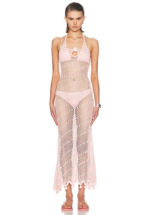 Akoia Swim Canita Dress in Soft Pink - Pink. Size M (also in XS, S, L).