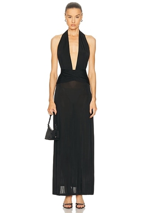 Aya Muse Zirra Dress in Black - Black. Size M (also in S, L).