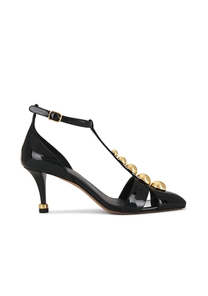 Chloe Cleia Kitten Heel in Black - Black. Size 38 (also in 36).