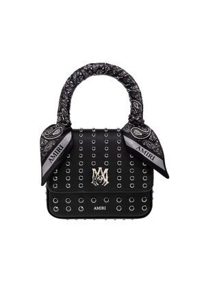 Amiri Black Leather Handbag