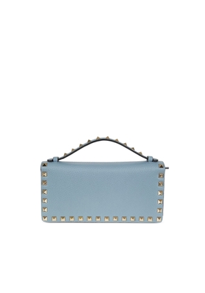 Valentino Garavani Rockstud Leather Wallet On Chain