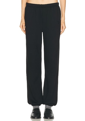 Eterne Boyfriend Pocket Sweatpant in Black - Black. Size M (also in S, XL).