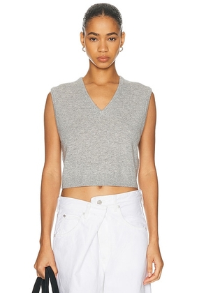 Eterne Leon Sweater Vest in Grey - Grey. Size L/XL (also in M/L).