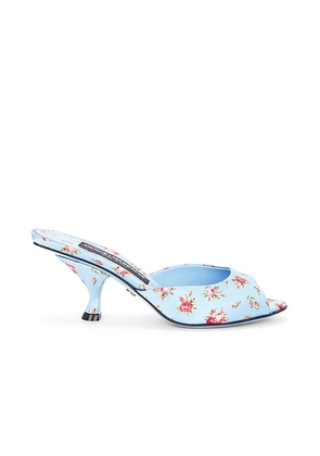 Dolce & Gabbana Mule Sandal in Blue - Blue. Size 36 (also in 36.5, 37, 37.5, 38, 38.5, 39.5).