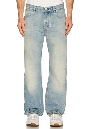 McQueen Francis Jean in Blue Washed - Blue. Size 48 (also in 46, 50, 52, 54).