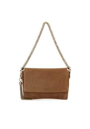 Jimmy Choo Biscuit Suede Callie Shoulder Bag