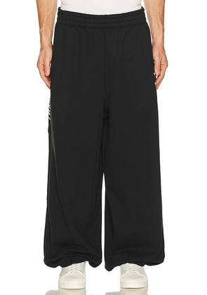 Adidas Originals x Willy Chavarria Heavy Weight Sweatpant in Black - Black. Size L (also in M, S, XL/1X).