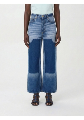 Jeans GANNI Woman color Denim