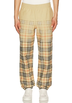 Burberry Ronnie Check Trousers in Sand Ip Check - Brown. Size M (also in L, S, XL/1X, XXL/2X).