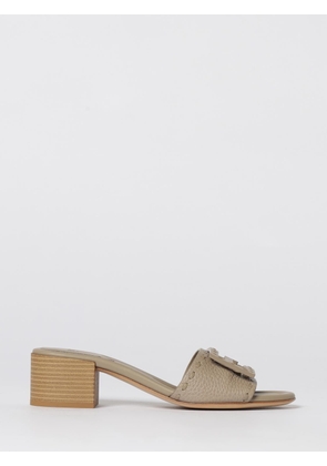 Heeled Sandal FENDI Woman color Grey