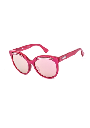 Moschino Pink Round Ladies Sunglasses MOS043/F/S 0MU1/VQ 56