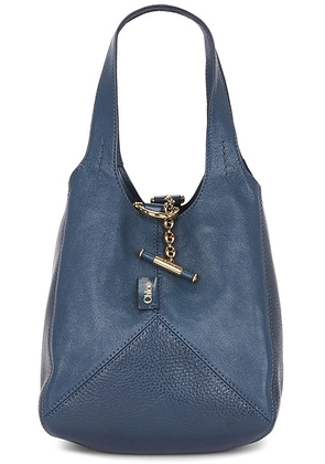 Chloe Small Balloon Tote Bag in Tapestry Blue - Blue. Size all.