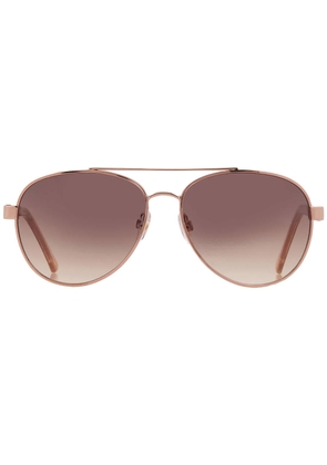Nine West 30499DBM224 Brown Pilot Ladies Sunglasses 10258902.KHL BRZBRN