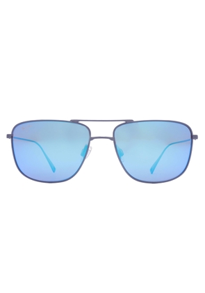 Maui Jim Mikioi Blue Hawaii Navigator Unisex Sunglasses B887-03 54