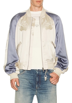 Acne Studios Oskol Dragon Jacket in Light Taupe - Cream. Size 48 (also in 50, 52).