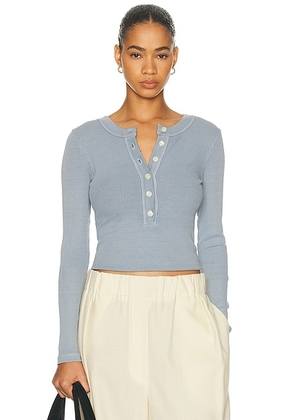 Citizens of Humanity Varra Top in Hematite - Grey. Size L (also in M, S, XL, XS).