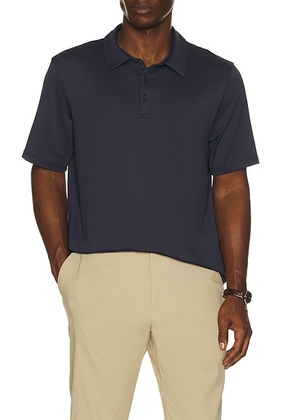 Beyond Yoga All in Active Polo in Nocturnal Navy - Navy. Size M (also in L, S, XL/1X, XXL/2X).